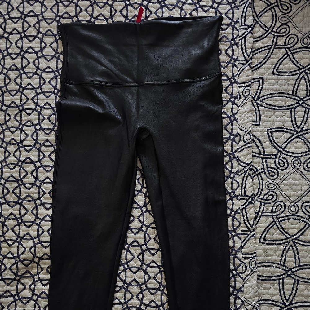 SPANX Faux Leather Leggings